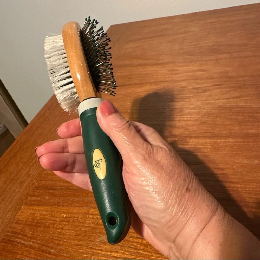 Dog Grooming Brush 2-sided Bristles & Pins